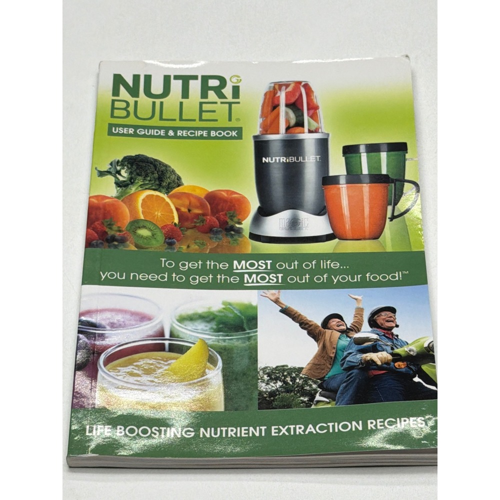Nutribullet User Guide Recipe Book Pocket‎ Nutritionist Set